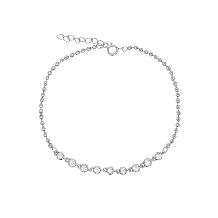 <p>CZ Bezel Ball Chain Bracelet</p> <ul> <li>Yellow Gold Plated Over Silver</li> <li>CZ Bezels: 0.13" Wide</li> <li>7.5-8.5" Adjustable Length</li> </ul> <p><meta charset="utf-8"><br></p> <style type="text/css"><!-- td {border: 1px solid #cccccc;}br {mso-data-placement:same-cell;} --></style> <p><span style="color: #ff2a00;">While supplies last. All Deals Of The Day sales are FINAL SALE.</span></p>