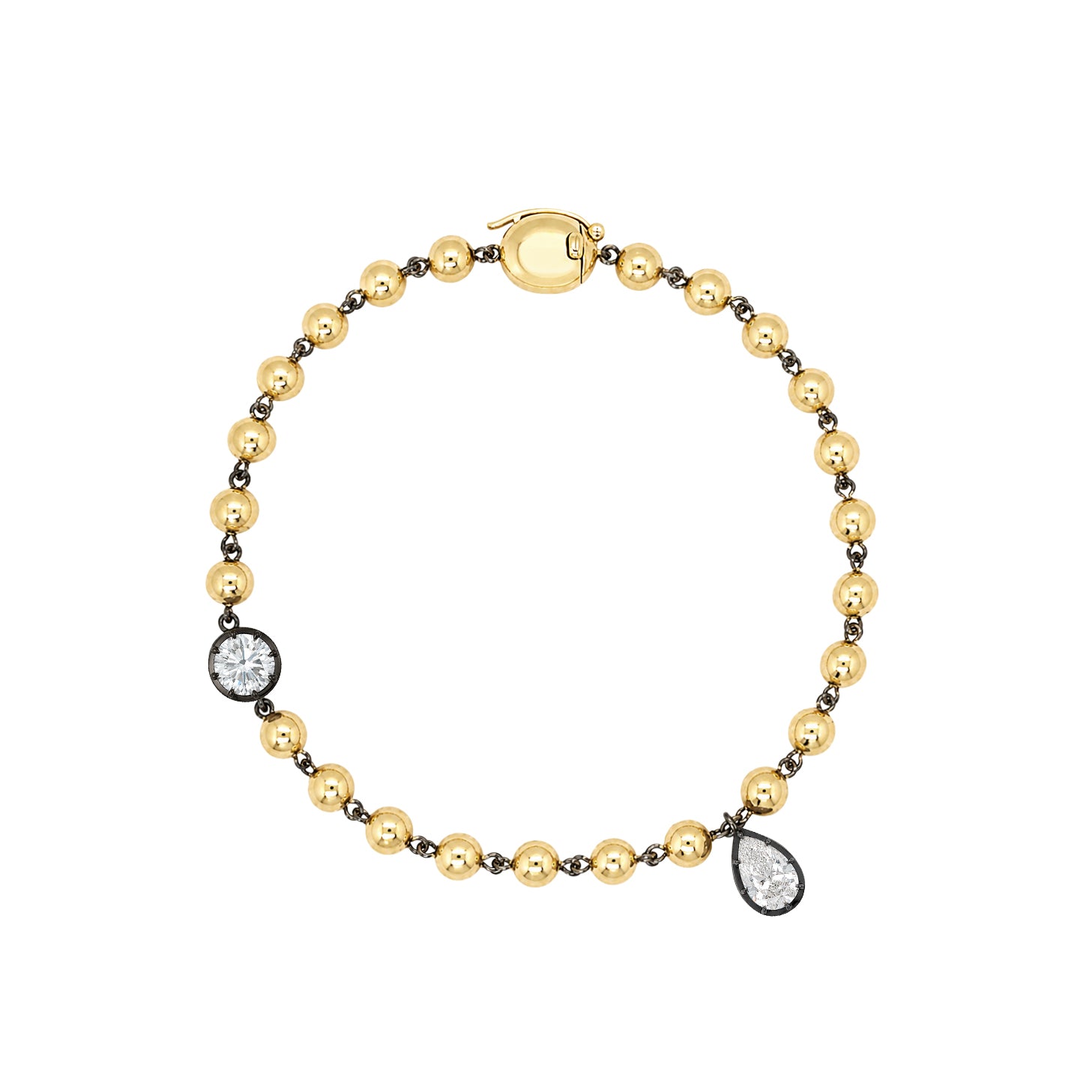 Lab Grown Diamond Ball Chain Bracelet