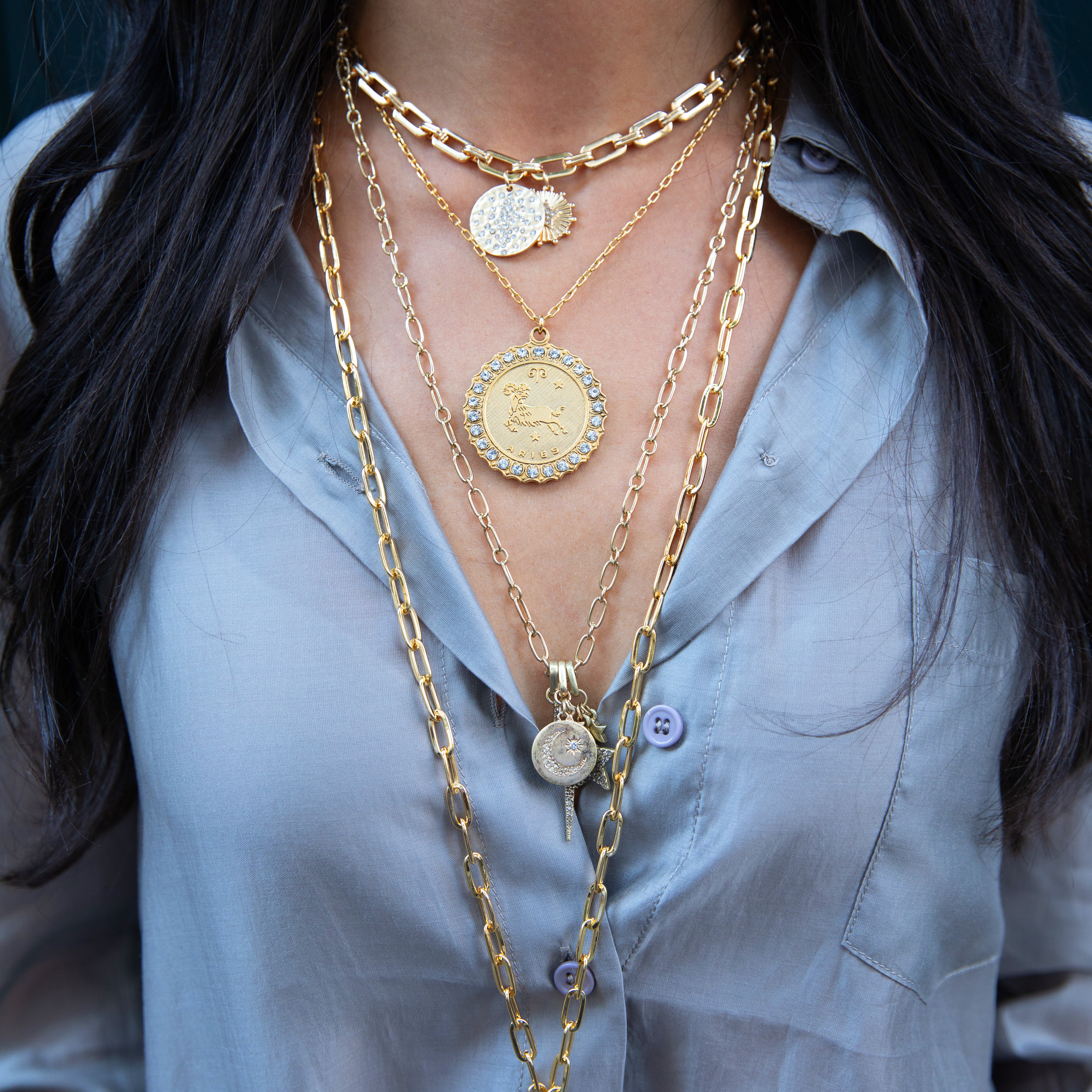 Celestial Charm Necklace – Jennifer Miller Jewelry