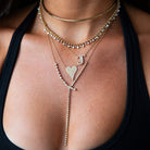 Diamond Baguette Initial Chain Necklace

Please allow up to 2-3 weeks for delivery for select initials.

Enhance your style with our Diamond Baguette Initial Necklace. Made with intricate diamond baguettes on a delicate chain, this necklace adds a touch of luxury to any outfit. Personalize it with your initial and make a statement that is uniquely yours. Elevate your everyday look with this exclusive piece.

14K Yellow Gold
Initial: 0.46" Long
0.25- 0.30 Diamond Carat Weight