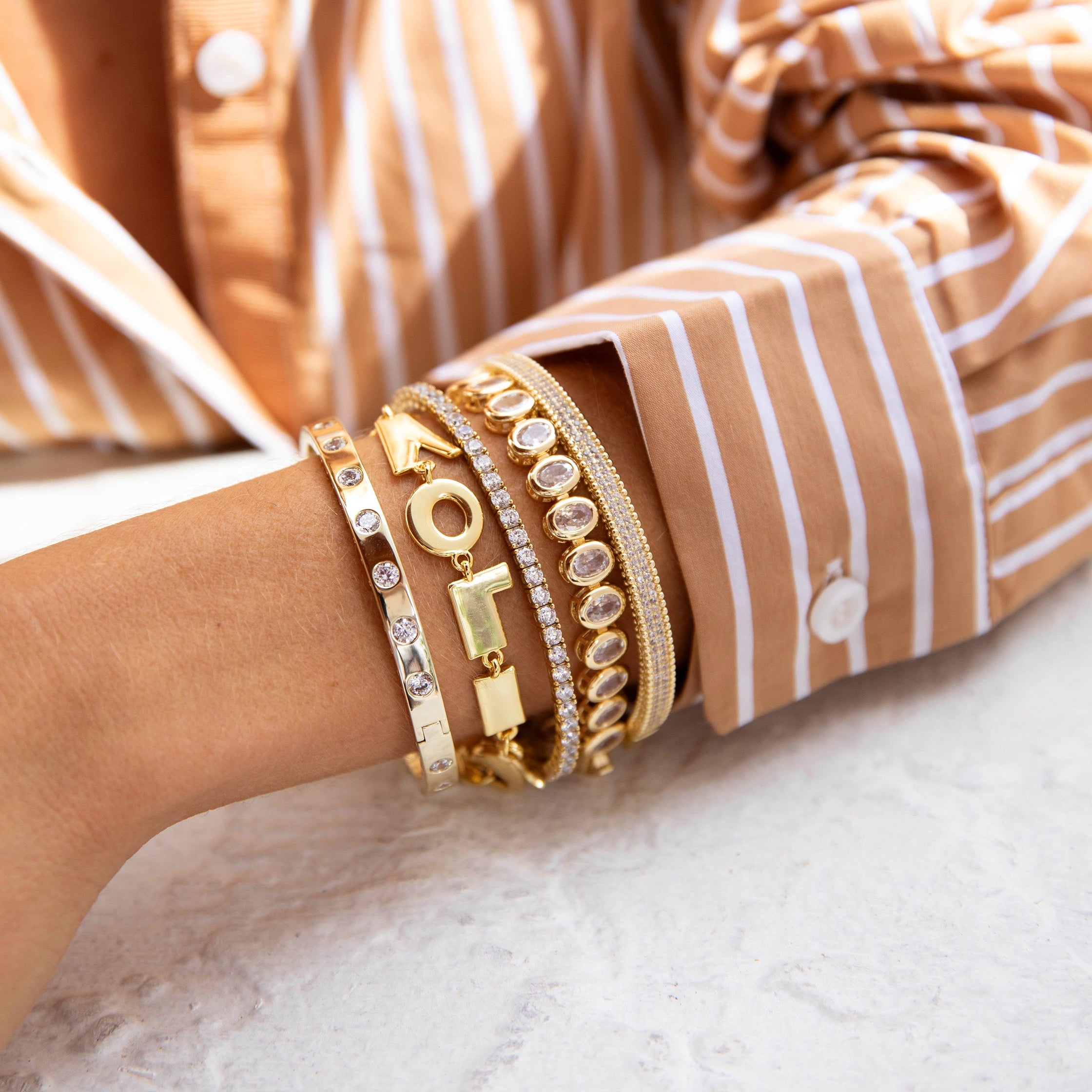 Oval Tennis Bracelet