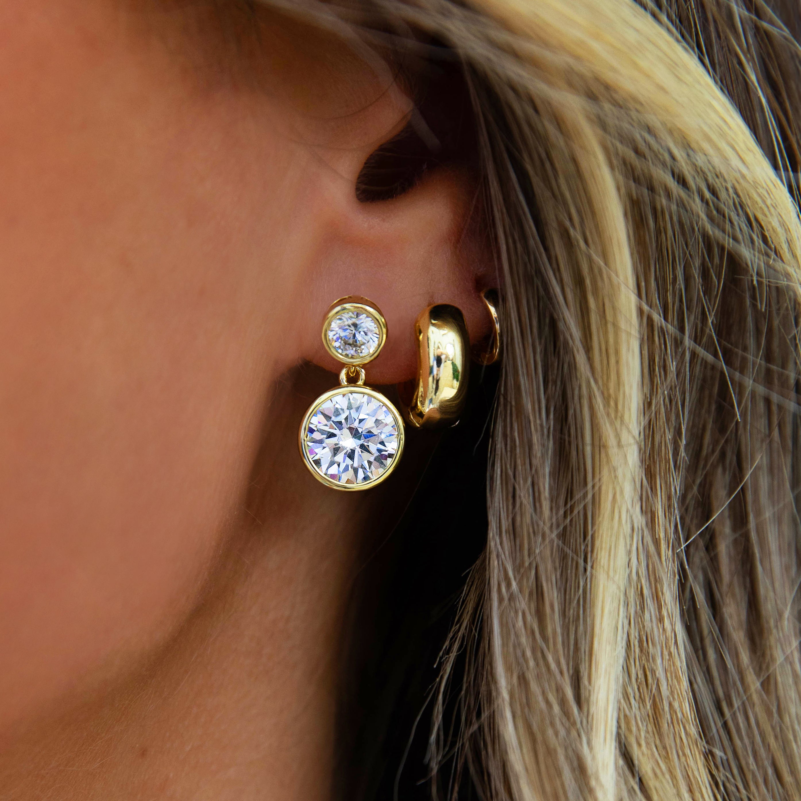 Double Drop Earrings View 2