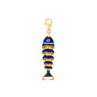 Blue Enamel Textured Flex Fish Charm&nbsp;

Reel in some fun with our Flex Fish Charm! This flexible and texturized charm adds a playful touch to any accessory. No need to fish for compliments, they'll come swimming your way with this cute addition.

Yellow Gold Plated
1.60" Long x 0.42" Wide