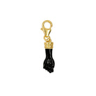 Black Small Figa Charm

Yellow Gold Plated
1.22" Long x 0.25" Wide
Enamel