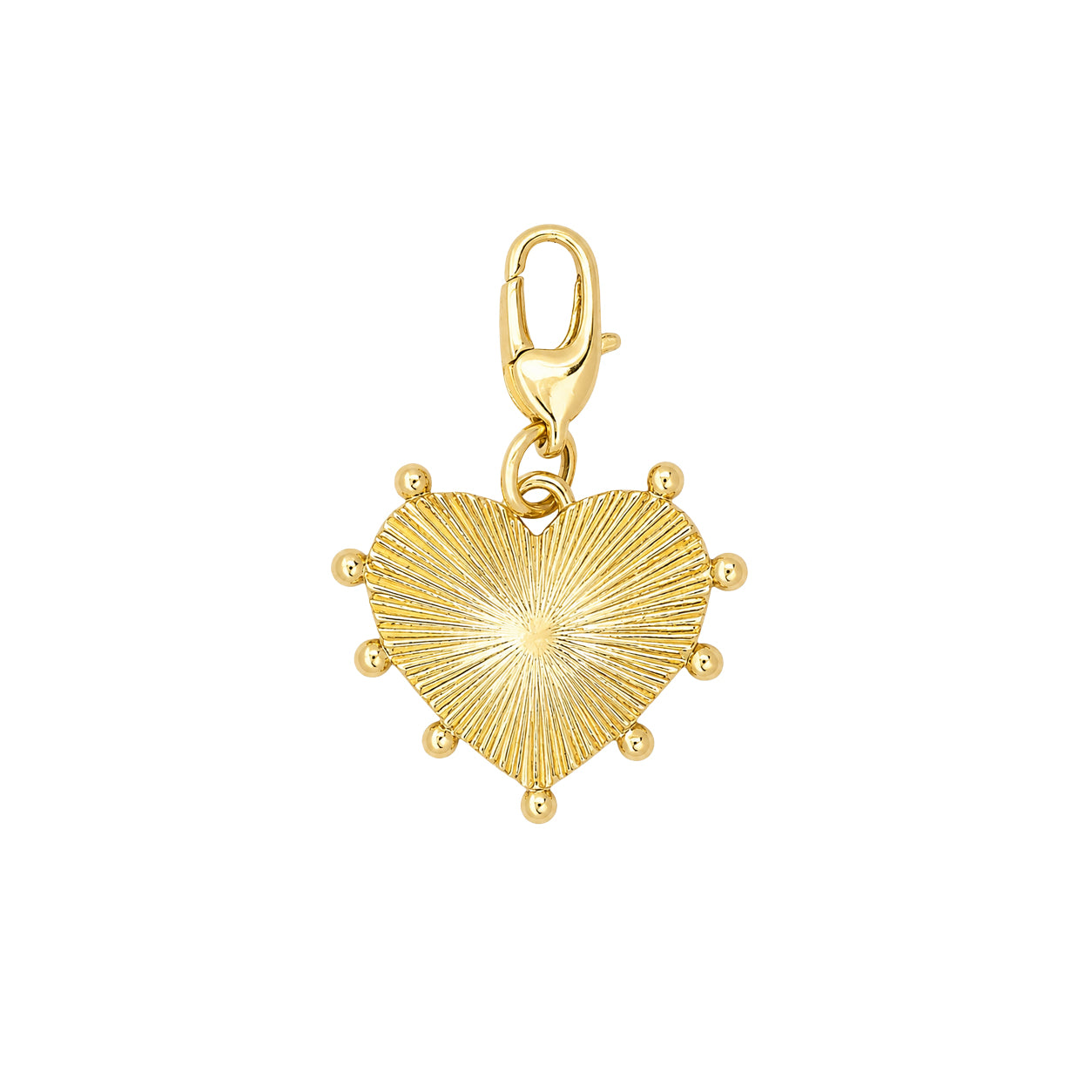 Textured Heart Charm

Yellow Gold Plated
1.20" Long x 0.79" Wide