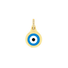 Blue Evil Eye Charm

A modern take on a timeless symbol, this yellow gold-plated evil eye charm features vibrant blue enamel and a sparkling pave bail for the perfect touch of shine. Wear it solo or add it to your favorite chain for a meaningful everyday look that's both stylish and protective.

Yellow Gold Plated
1.04" Long X 0.58" Wide
Cubic Zirconia
