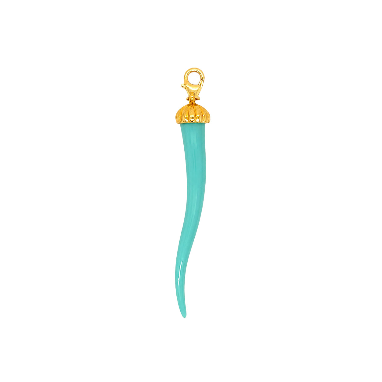 Turquoise Long Paper Charm

Yellow Gold Plated
3.25" Long x 0.44" Wide