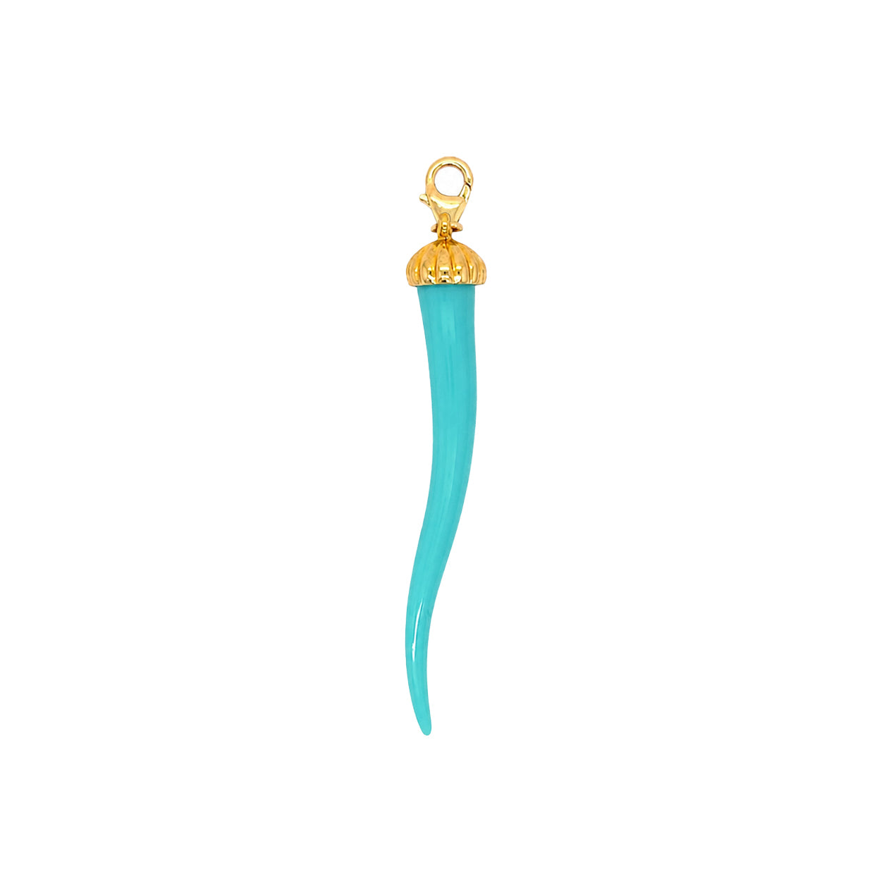 Turquoise Long Paper Charm

Yellow Gold Plated
3.25" Long x 0.44" Wide