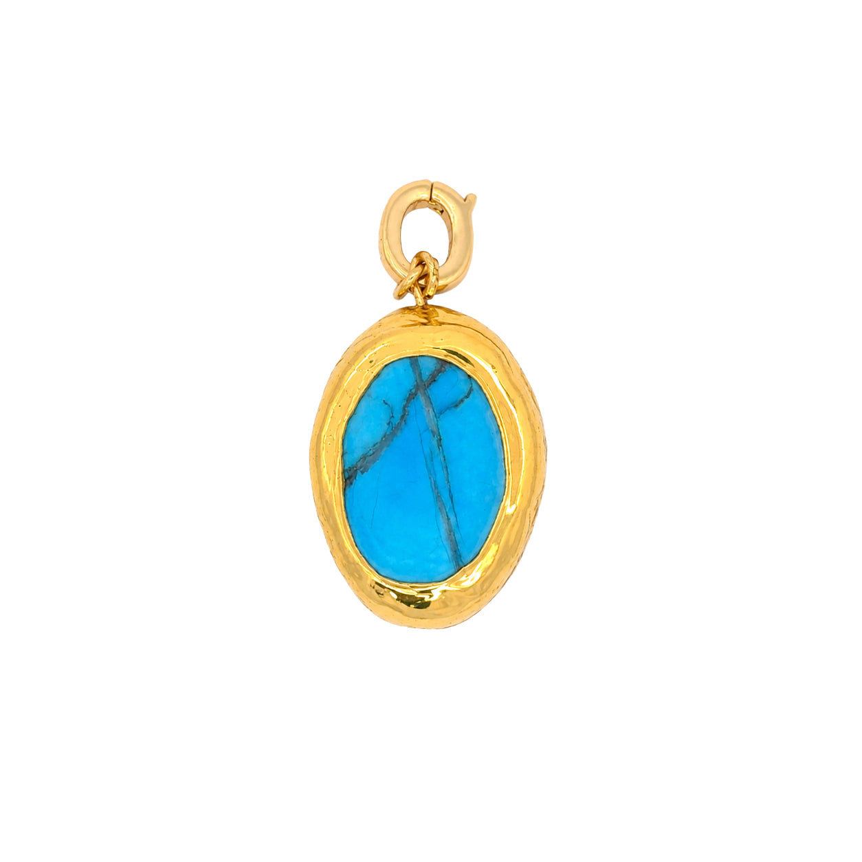 Turquoise Oval Charm