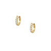 <p>Small Diamond Huggie Earrings</p> <ul> <li>14K Yellow Gold</li> <li>0.50 Diamond Carat Weight</li> </ul>