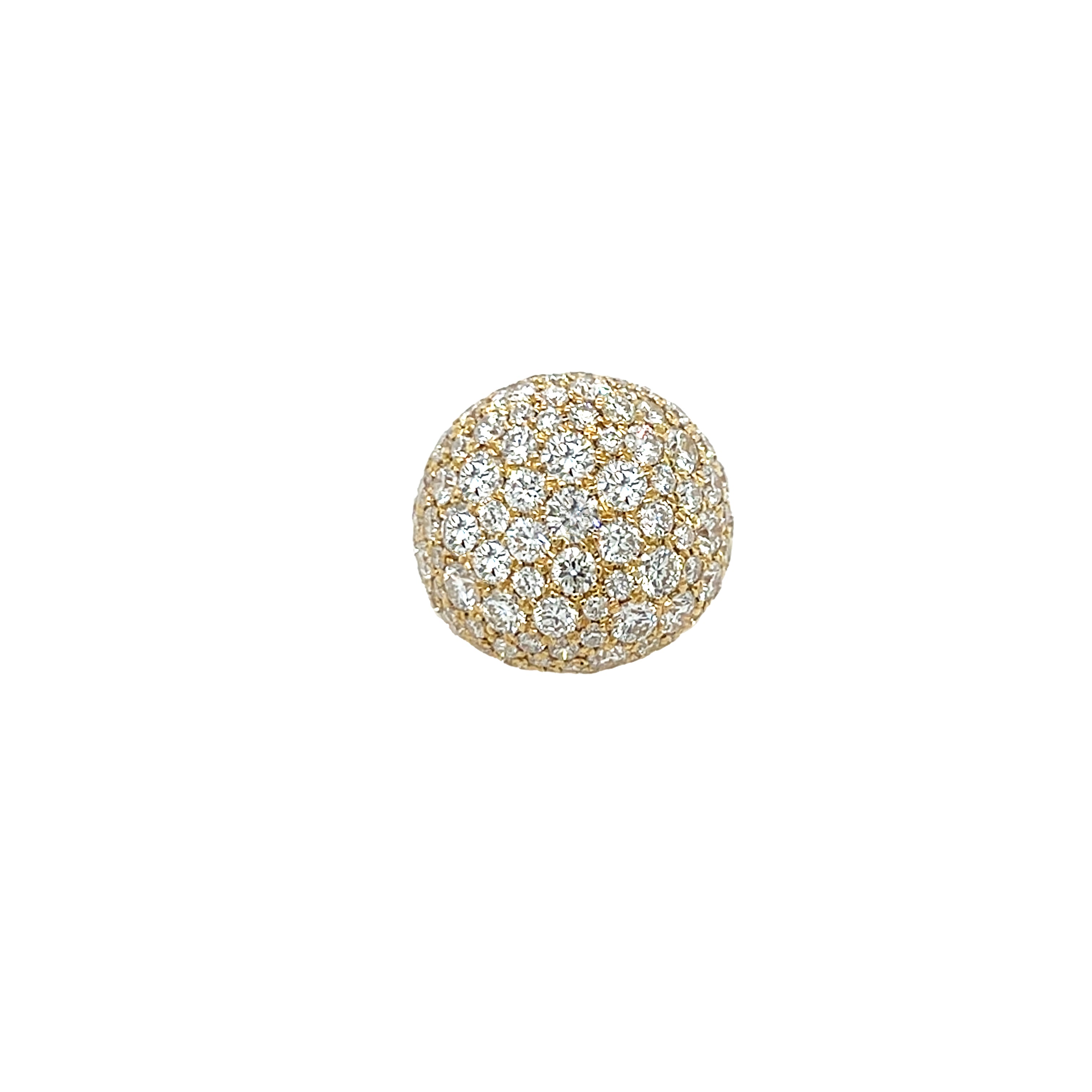 Pave Puff Diamond Ear Cuff

This Diamond Ear Cuff features a unique bubble design accentuated by sparkling diamonds, offering a distinctive and elegant look without the need for piercings.

18K Yellow Gold
0.64" Long X 0.58" Wide
2.88 Diamond Carat Weight