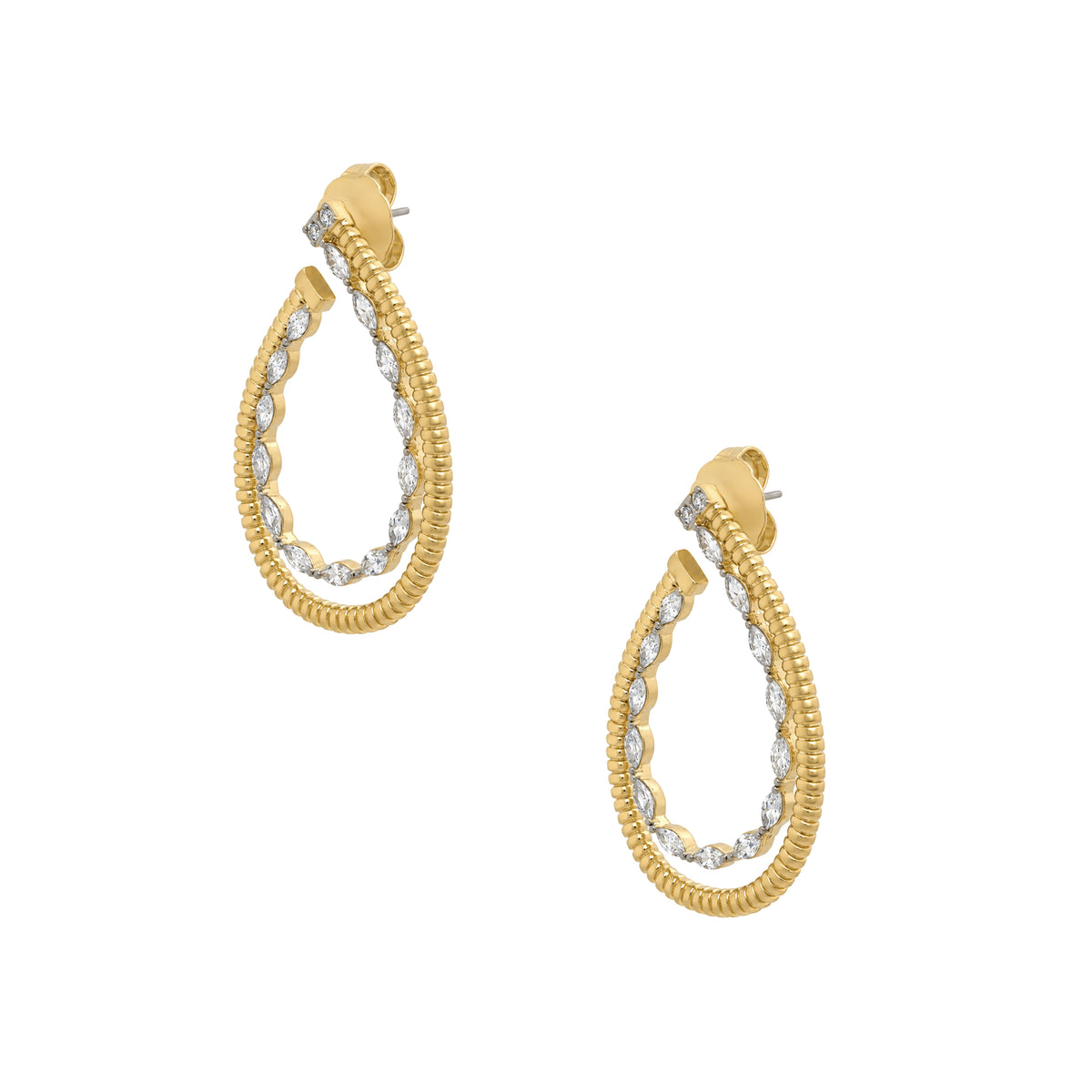 Double Tear Earring
