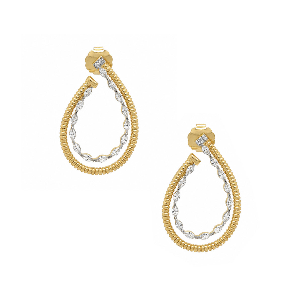 Double Tear Earring