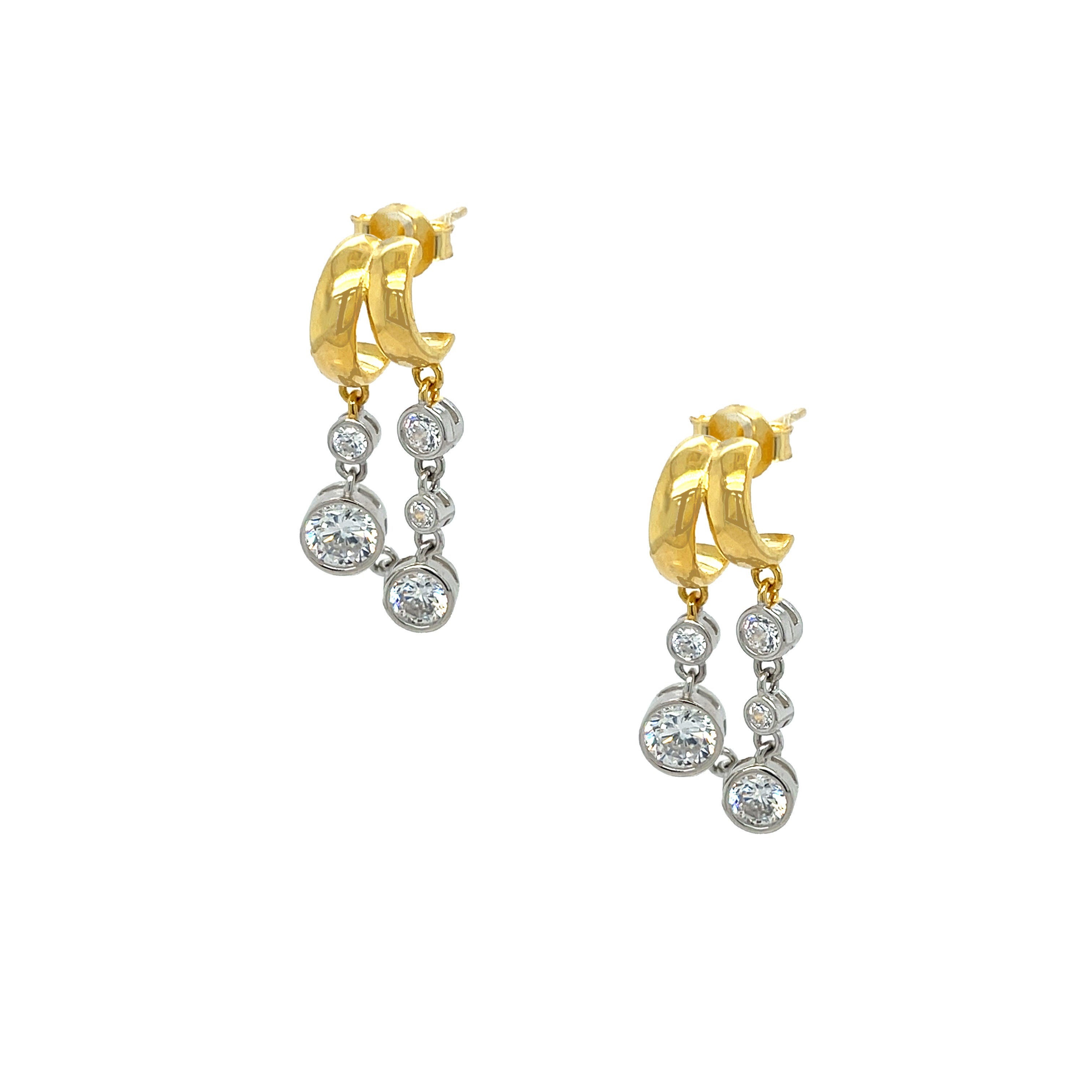 CZ Ear Climber Pierced Earrings

Introducing our CZ Ear Climber Earrings, designed to make a statement and add a unique touch to any outfit. These earrings are perfect for those who want to add a chic touch to their look.&nbsp;

Yellow Gold Plated
0.80" Long X 0.10" Wide