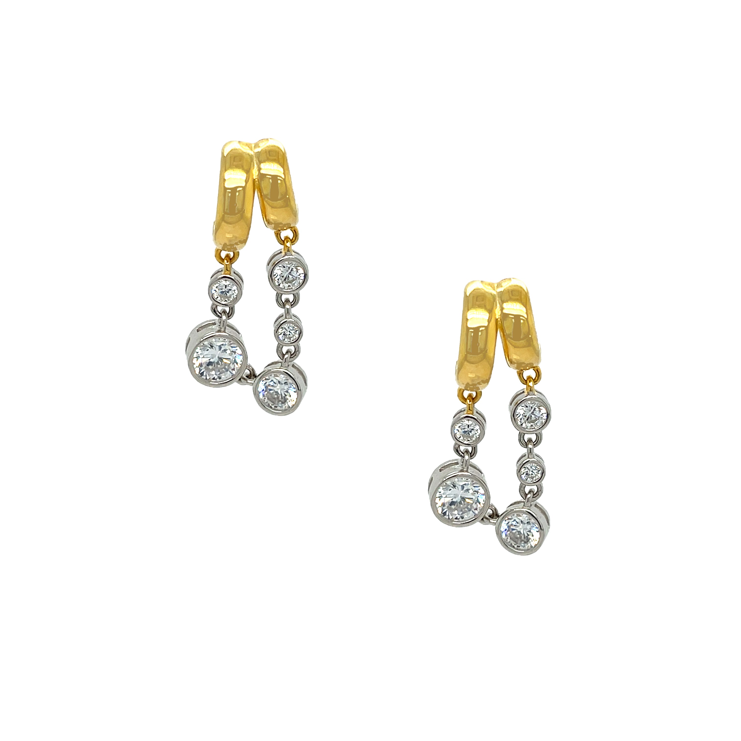 CZ Ear Climber Pierced Earrings

Introducing our CZ Ear Climber Earrings, designed to make a statement and add a unique touch to any outfit. These earrings are perfect for those who want to add a chic touch to their look.&nbsp;

Yellow Gold Plated
0.80" Long X 0.10" Wide