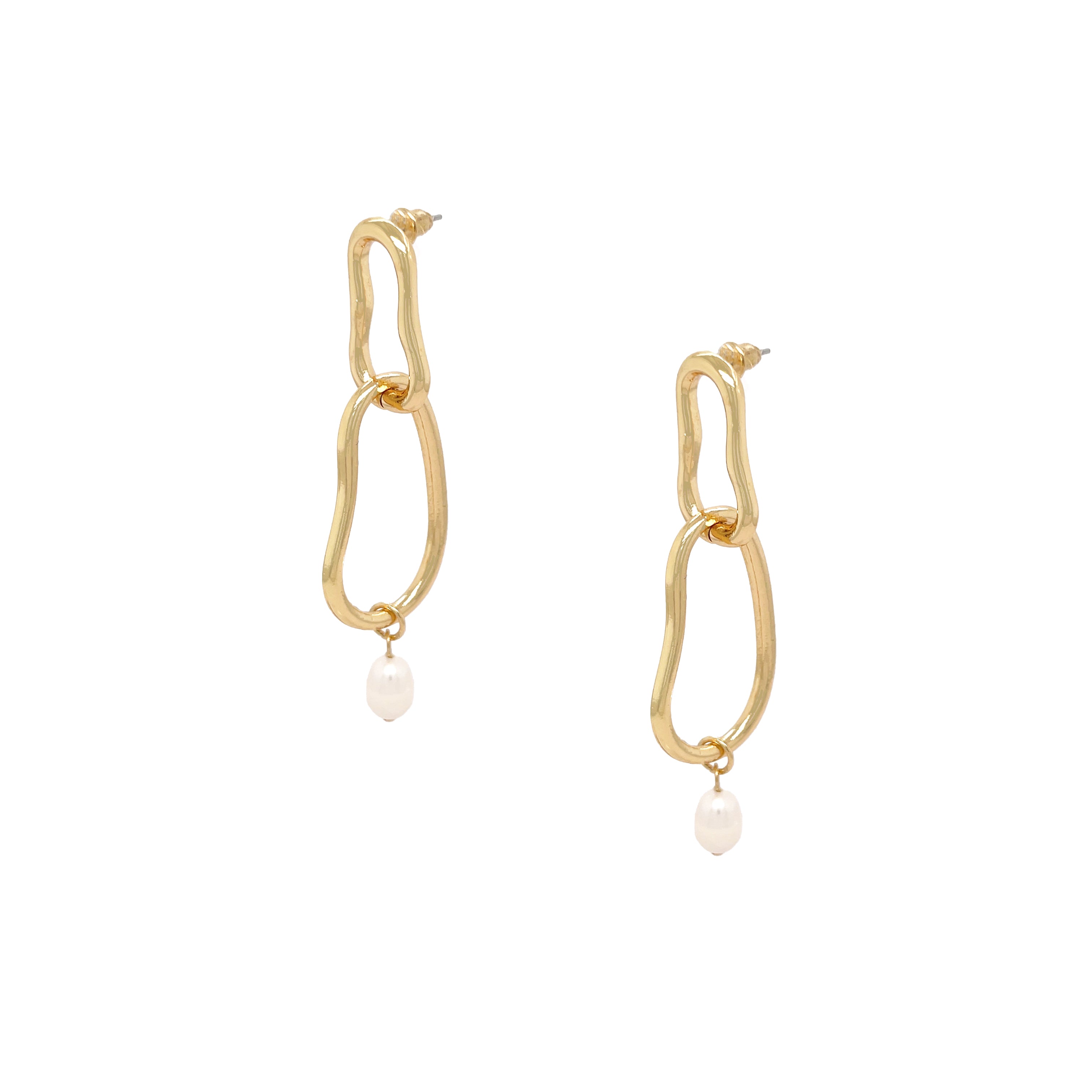 Freeform Freshwater Pearl Drop Pierced Earrings

Yellow Gold Plated
2.75" Long X 0.51" Wide


While supplies last. All Deals Of The Day sales are FINAL SALE.