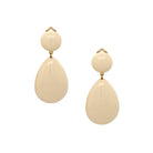 Beige Resin Teardrop Clip Earrings

Chic and contemporary, these teardrop clip earrings feature a polished neutral finish that pairs effortlessly with any look. Their sculptural silhouette adds understated elegance from day to night.

Yellow Gold Plated&nbsp;
2.22" Long X 1.02" Wide