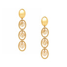 18K Gold Plated
3.92" Long X 1.11" Wide