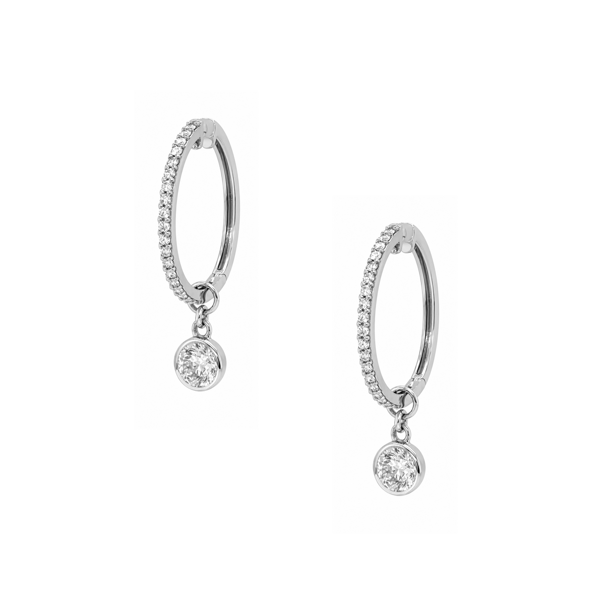 14K Lab Grown Diamond Round Bezel Hoop Earrings

14K White Gold Options

1.44 Long X 0.29 Wide
2.55 Diamond Carat Weight
Color F
VS1 Clarity