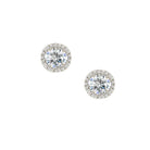 CZ Round Halo Stud Pierced Earrings

These Round Halo Stud Earrings feature sparkling crystals that catch the light beautifully, making them perfect for everyday wear or special occasions. Their classic halo design adds timeless elegance with a modern touch.

White Gold Plated Over Silver
0.45" Wide