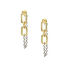Two-Tone Chain Link Drop Stud Pierced Earring

Yellow &amp; White Gold Plated Over Silver
Links: 0.37" Long X 0.23" Wide
1.30" Drop

While supplies last. All Deals Of The Day sales are FINAL SALE.