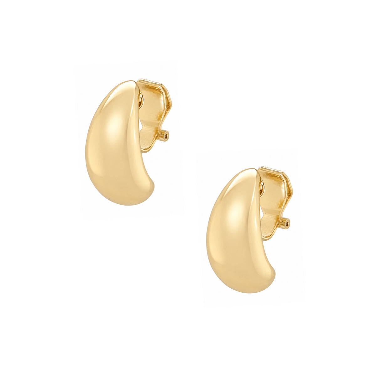 Tear Hoop Clip On Earrings

Yellow Gold Plated
0.79" Length X 0.38" Width