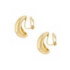 Tear Hoop Clip On Earrings

Yellow Gold Plated
0.79" Length X 0.38" Width