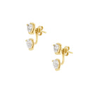 Tear Duo Jacket Pierced Earrings

Yellow Gold Plated

Cubic Zirconia

Tear: 0.26" Long X 0.16" Wide