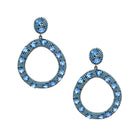 Blue Open Circle Pierced Earrings

Defined by deep blue and aqua crystals, these open circle drop earrings offer a refined balance of color and brilliance. Elegant yet striking, they are designed to elevate every look with effortless sophistication.

Oxidized Gold Plated Over Silver
2.50" Long X 1.75" Wide
Cubic Zirconia