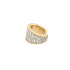 Baguette Set CZ Ear Cuff Earring

A bold, no-piercing ear cuff designed for effortless shine. Plated in 18K yellow gold, this wide cuff features rows of baguette-cut cubic zirconia stones set in a clean, linear formation for a structured look. The sculptural silhouette adds instant polish, whether worn alone or stacked with hoops and studs.

18K Yellow Gold Plated
0.35" Wide