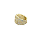 Thick CZ Pave Ear Cuff

This Diamond Ear Cuff features a unique bubble design accentuated by sparkling diamonds, offering a distinctive and elegant look without the need for piercings.

Yellow Gold Plated
0.35" Wide