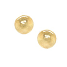 Large Dome Button&nbsp;Stud Clip On Earrings

Yellow Gold Plated
1.10" Diameter