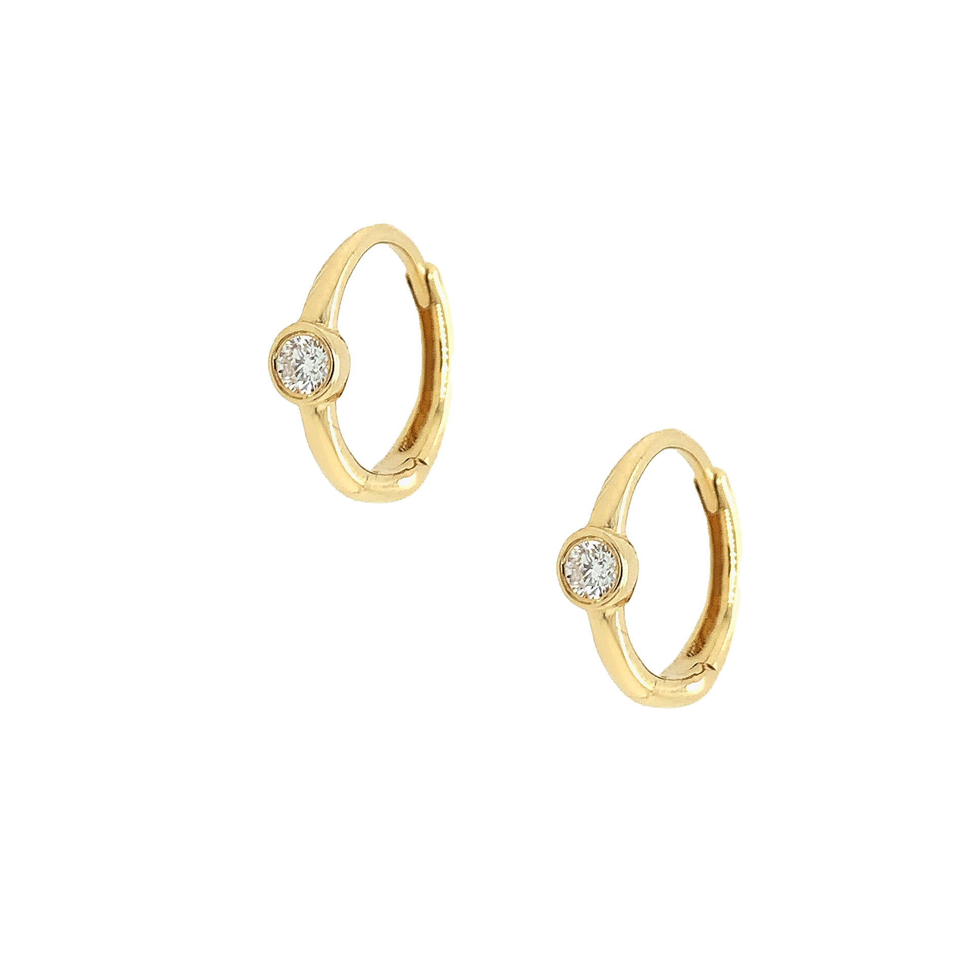 Diamond Bezel Pierced Huggie Earrings

14K Yellow Gold
0.05 Diamond Carat Weight
0.42" Diameter