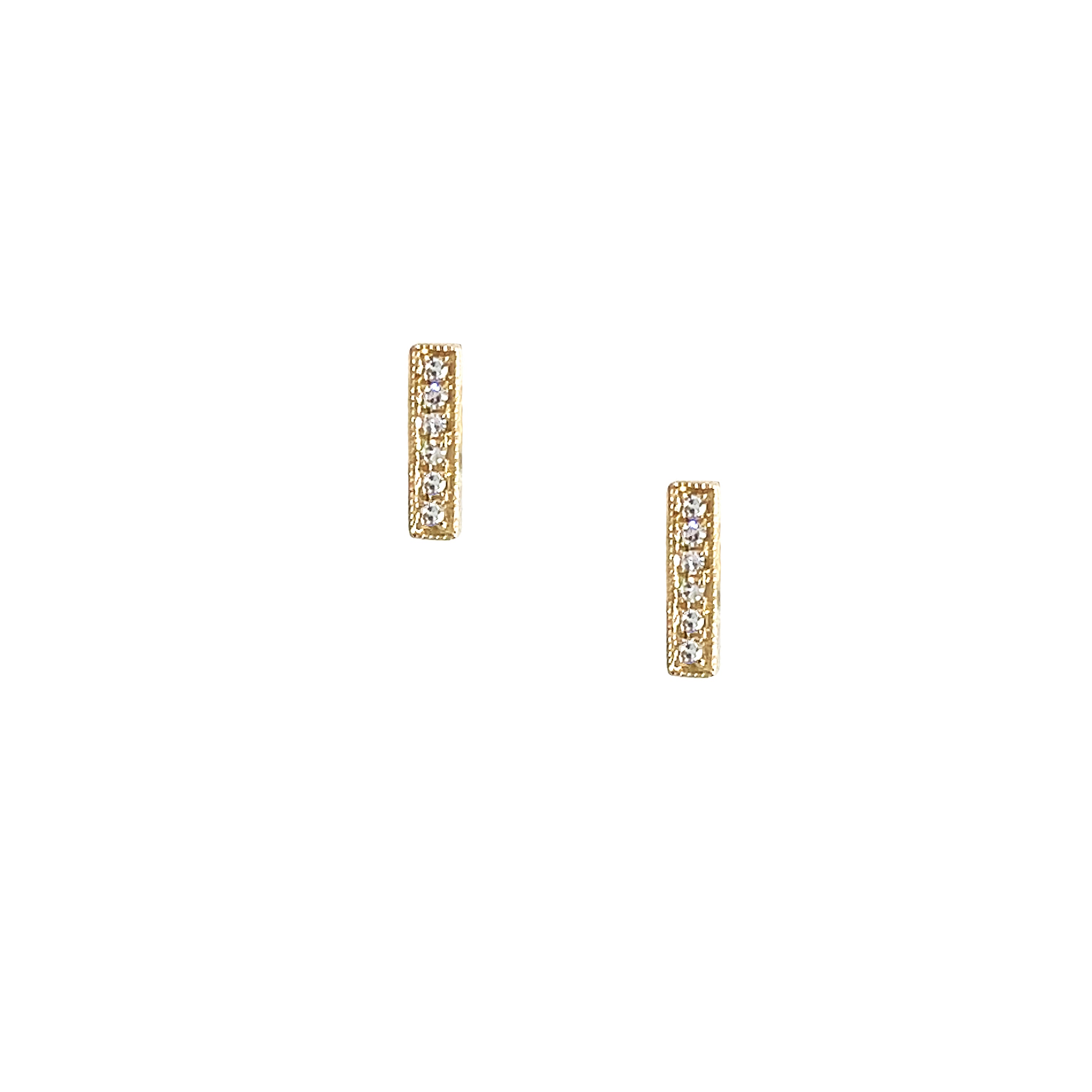 Diamond Bar Stud Earrings

14K Yellow Gold
0.04 Diamond Carat Weight
0.25" Long X 0.13" Wide