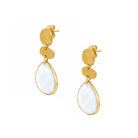 White 3 Drop Pierced Earrings

Jazz up your wardrobe with these funky White Drop Earrings! These statement earrings add a touch of whimsy to any outfit with their unique design.

Yellow Gold Plated
1.65" Long X 0.84" Wide
White CZ Over Mother Of Pearl