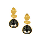 Pyrite 3 Drop Pierced Earrings

Yellow Gold Plated
1.65" Long X 0.84" Wide