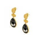 Pyrite 3 Drop Pierced Earrings

Yellow Gold Plated
1.65" Long X 0.84" Wide
