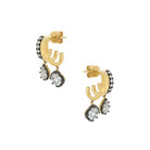 Lab Grown Diamond Triple Hoop Earrings

A fresh take on vintage glamour, these sculptural triple-hoop earrings pair warm 14K yellow gold with dramatic oxidized gold and 3.5 carats of brilliant lab-grown diamonds. Bold, dimensional, and effortlessly chic, they're made to be noticed.
