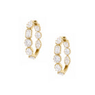 Lab Grown Diamond Multi-Shape&nbsp; Hoop Pierced Earrings

14K Yellow Gold
8 Diamond Carat Weight
