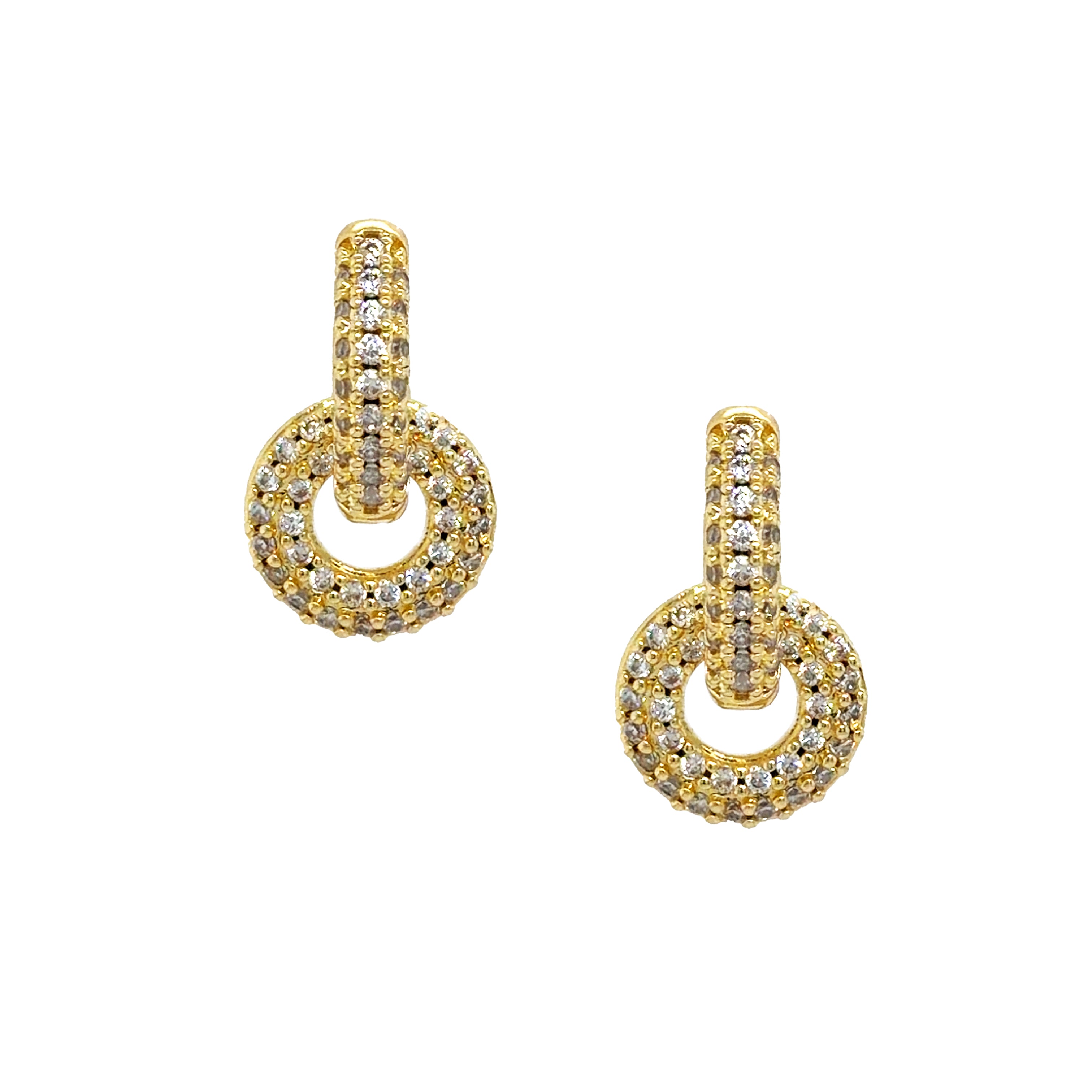 Circle Hoop Earrings View 1