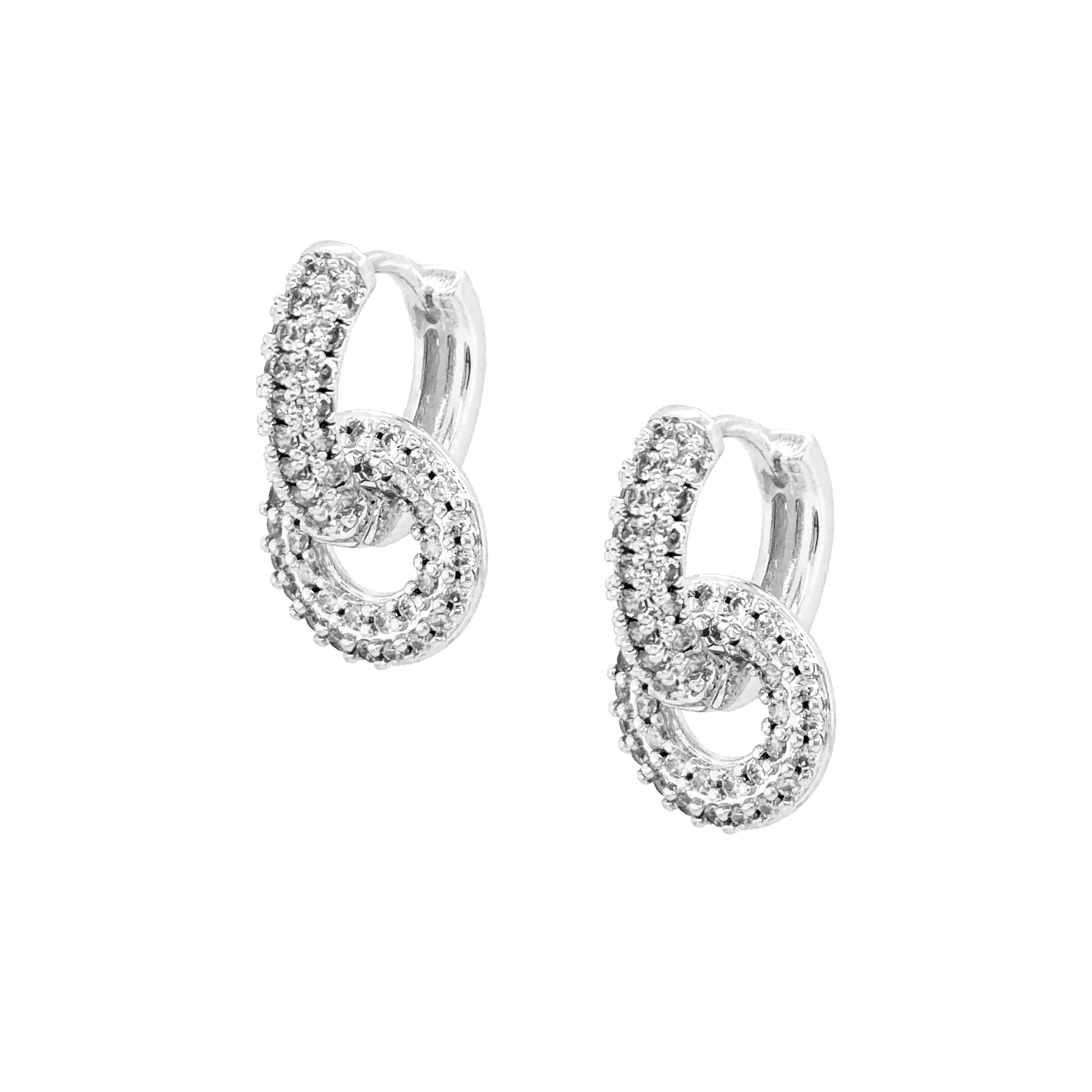 Circle Hoop Earrings View 2