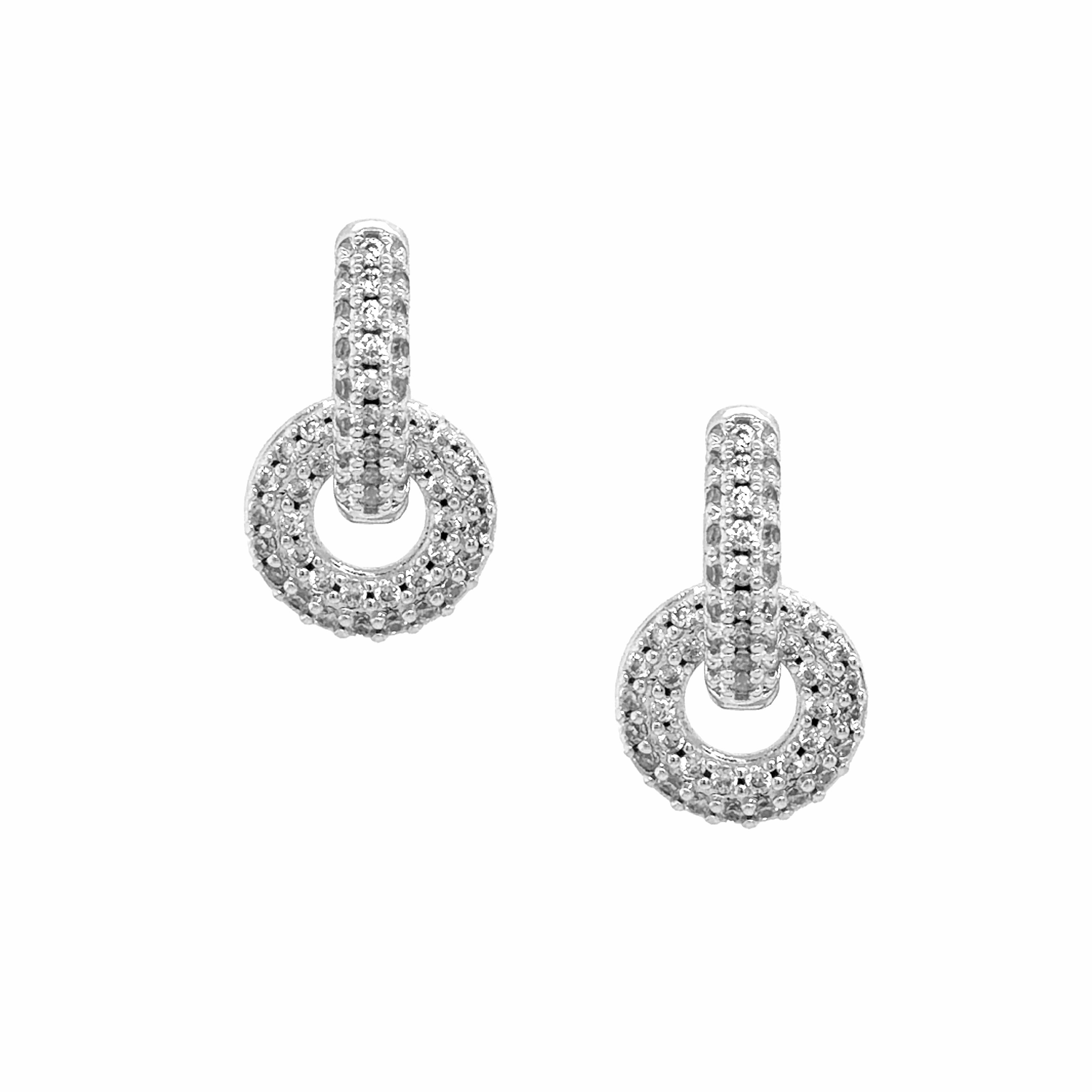 Circle Hoop Earrings View 1
