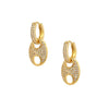 Pave CZ Mariner Hoop Pierced Earrings

Yellow Gold Plated
0.94" Long X 0.42" Wide