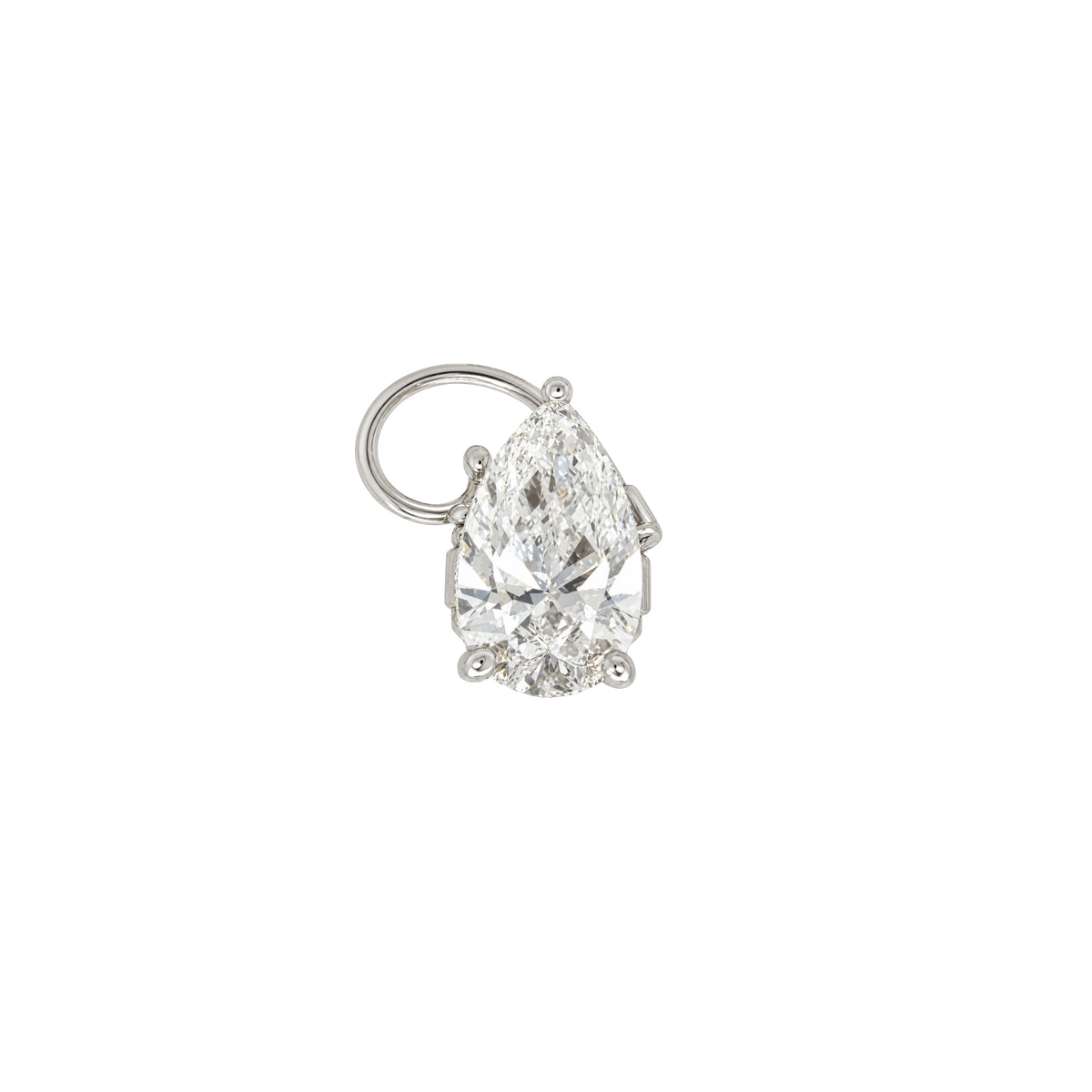 14K Lab Grown Diamond Stud Earring View 1