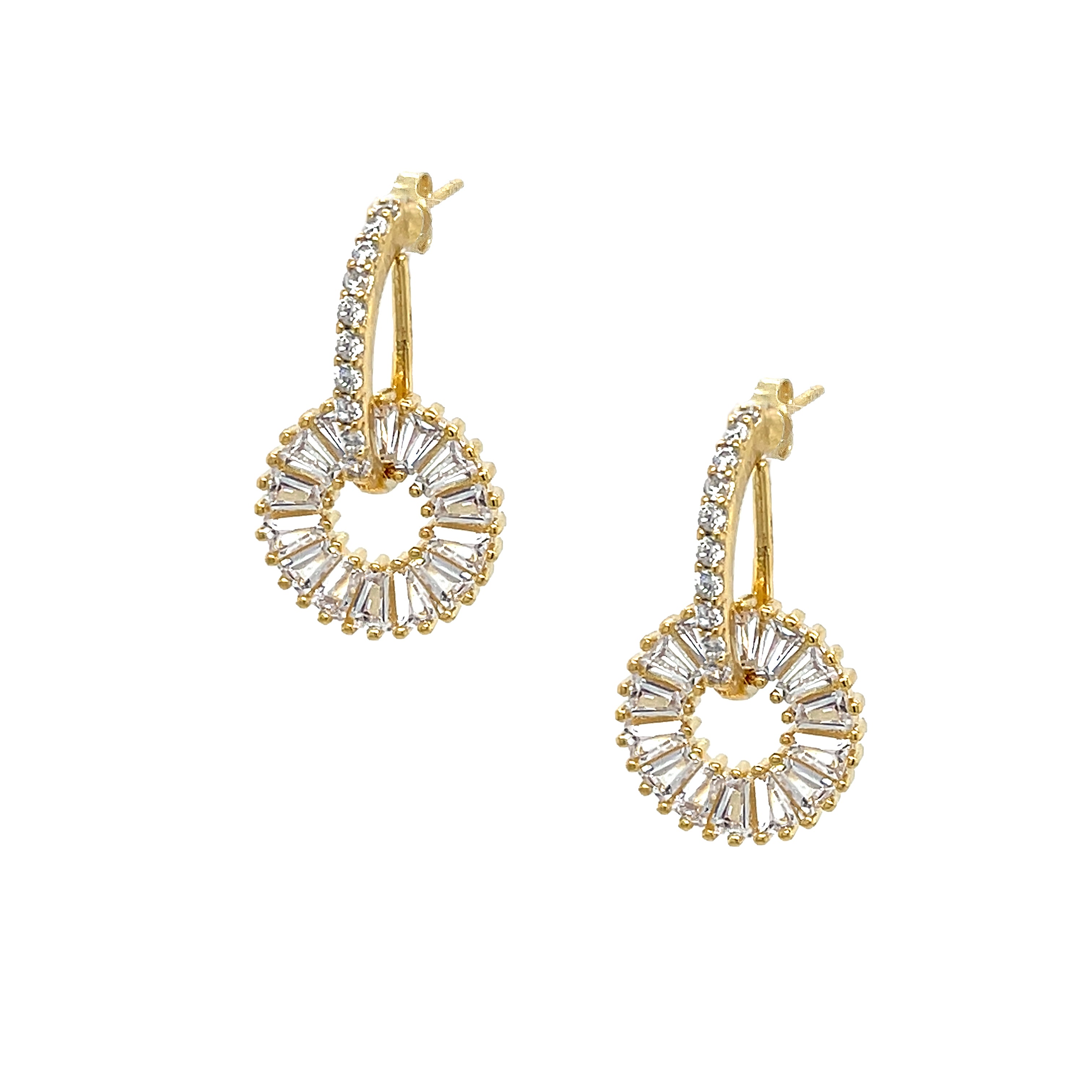 CZ Burst Oval Huggie Pierced Earrings

Yellow Gold Plated
0.45" Long x 0.50" Wide

While supplies last. All Deals Of The Day sales are FINAL SALE.