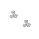 Three Petal Flower CZ Stud Pierced Earrings

White Gold Plated
0.50" Diameter