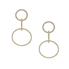 Yellow Gold Circle Drop Pierced Earrings

Yellow Gold Plated
3" Long