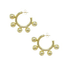 Sphere Hoop Pierced Earrings

Add some flair to your daily look with these playful hoop earrings. These earrings combine gold spheres with a modern hoop design for a unique and stylish accessory. A must-have for any jewelry collection!

Yellow Gold Plated
1.5" Hoop Diameter
Spheres: 10MM Diameter