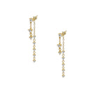 Double Strand CZ Pierced Earrings

Yellow Gold Plated
Short Strand: 0.45" Long X 0.09" Wide
Long Strand: 1.5"Long X 0.09" Wide