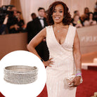 9 Row Wrap Statement Bracelet

White Gold Plated
Cubic Zirconia
Circular Shape: 2.02” Diameter
0.82” Width
Flexible Coil Opening


As seen on Gayle King at the Golden Globes.
